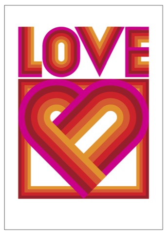 Love Geometry by Anthony Burrill