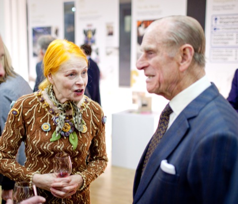 HRH Prince Philip and Vivienne Westwood