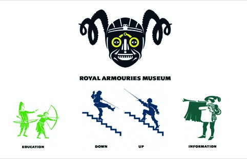 The Royal Armouries Museum Leeds identity by Minale Tattersfield