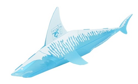 A polypropylene shark for The Shark Trust