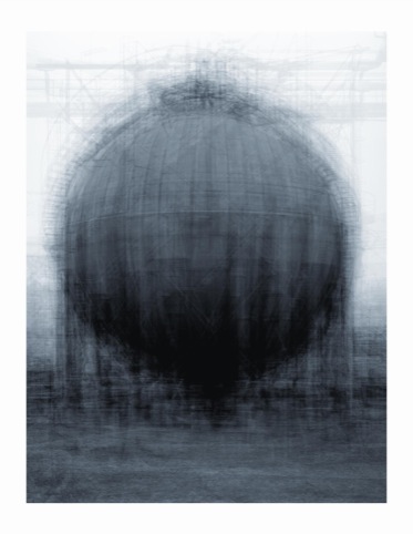 Idris Khan every...Bernd and Hilla Becher Spherical Type Gasholder