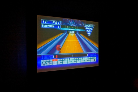 Cory Arcangel, Self Playing Sony Playstation 1 Bowling, 2008, Handmade hacked Sony Playstation 1 controller and video game system