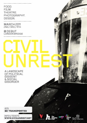 The poster for Civil Unrest