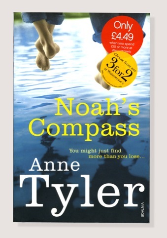 The cover of Noah's Comapass by Anne Tyler. Image by Terry Vine