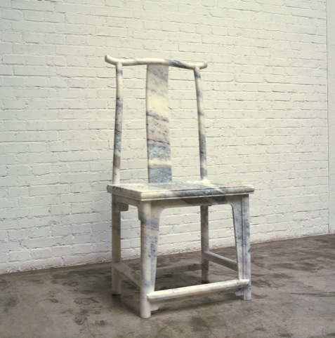 Ai Weiwei, Marble Chair, 2008. Marble, 120 x 56 x 46 cm. Courtesy the artist