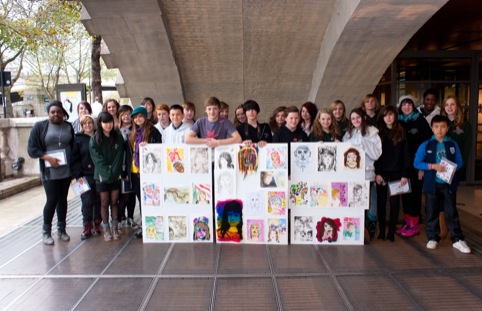 The National Art  Design Saturday Club from Leeds College of Art at Somerset house, (c) Graham Carlow