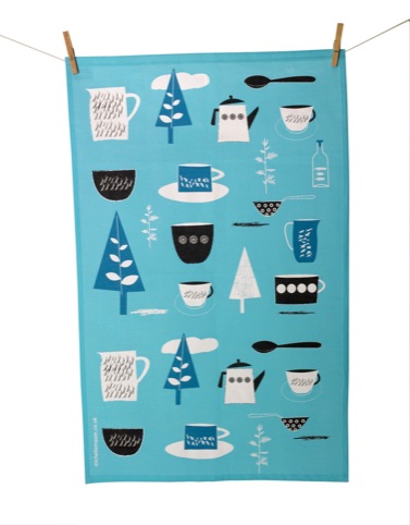 Forest Picnic Tea Towel