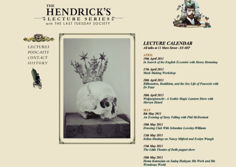 The Hendrick’s Lecture Series with the Last Tuesday Society