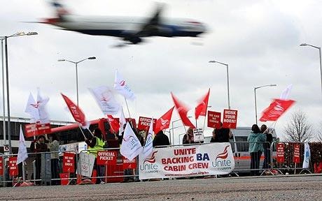 protests at BA