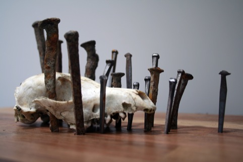Katie Louise Surridge, Skull and Nails 2011. Credits courtesy of the artist and EB Flow