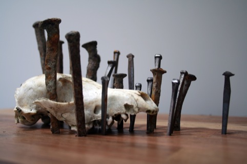 Katie Louise Surridge, Skull and Nails 2011. Credits courtesy of the artist and EB  Flow