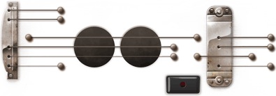 Still from Les Paul's 96th birthday playable guitar