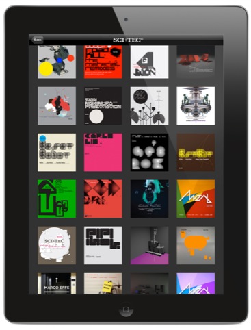 The Sci+Tec iPad app, developed by Human, will showcase the label's work to date