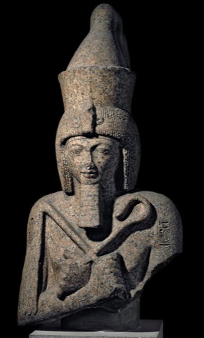 Granite statue of the Pharaoh Ramses II, Egypt. C1200 BC.