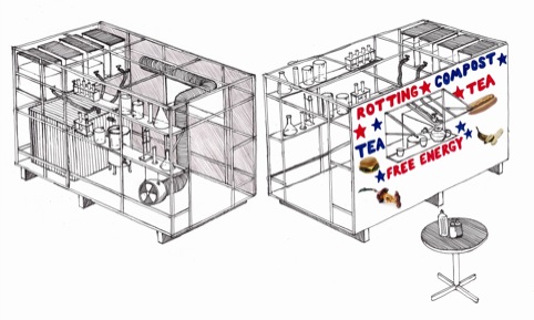 Rotting Compost Tea Bar copyright Something and Son