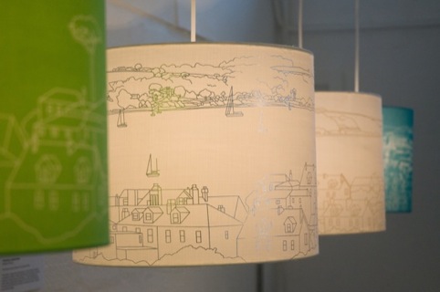 Falmouth Lampshades by Charlotte Tangye