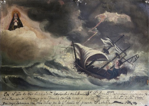 Votive on tin, 1840