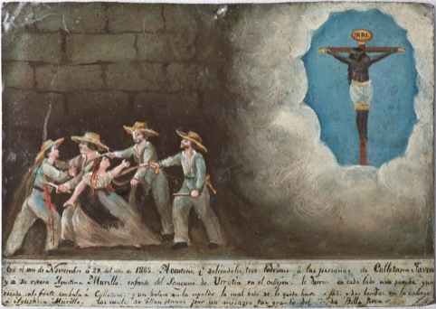 Votive on tin, 1862