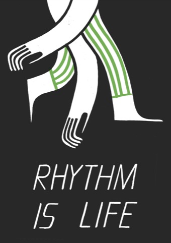 Rhythm is Life Print by Nous Vous