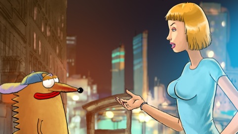 still from George the Hedgehog