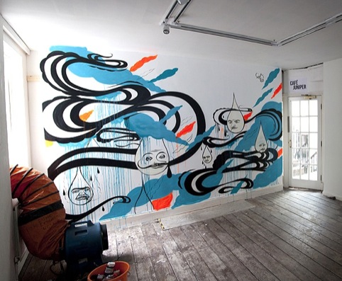 mural work