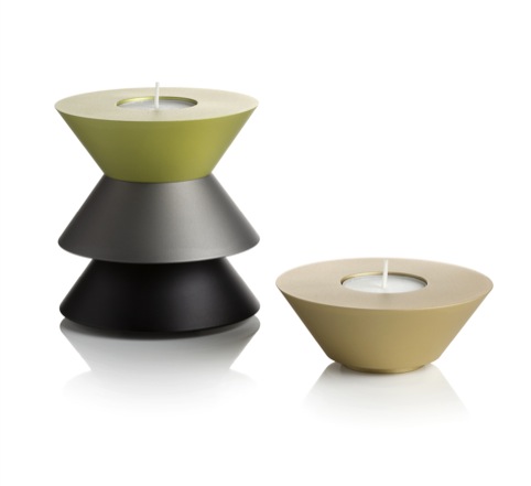 Conical Stack Candle Light by Miranda Watkins