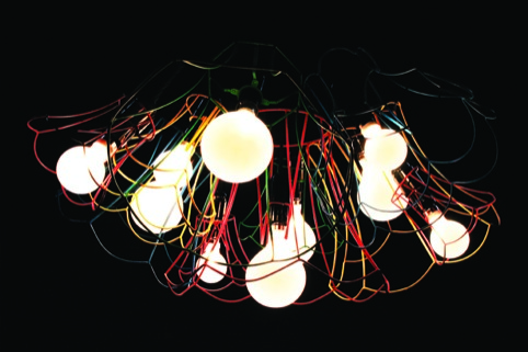 Donna Walker's Skeleton Chandelier