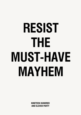 Resist the Must-Have Mayhem