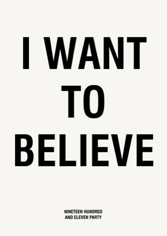 I Want to Believe