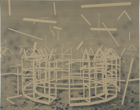 George Eksts - Untitled, Screenprint, 2011