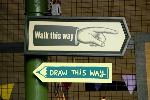 walk this way, draw this way