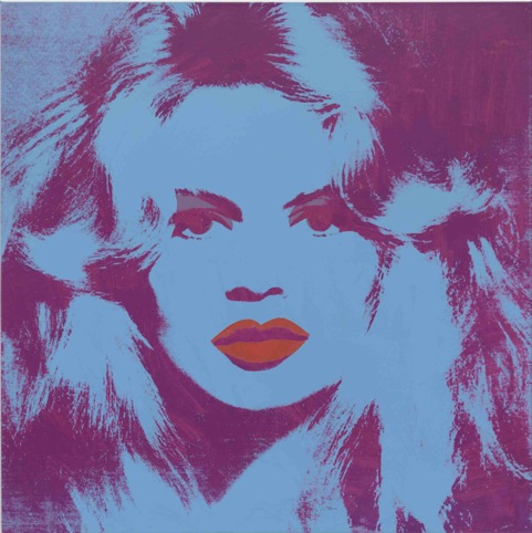 Warhol, Brigitte Bardot 1974