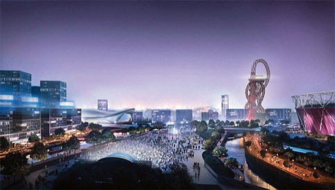 Olympic Park visualisation