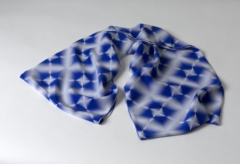 Digital Shibori, Melanie Bowles 2010, Silk Organza