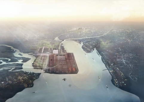 Foster + Partners Thames Hub plans