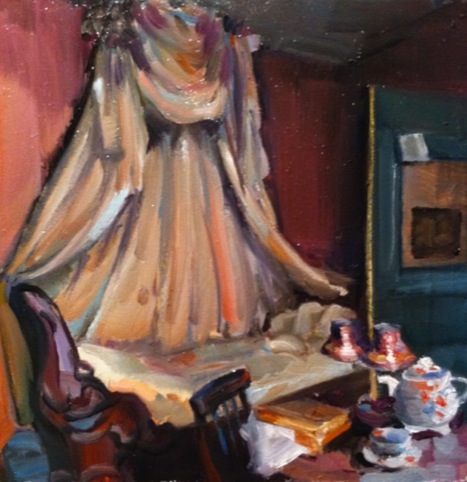 Olha Pryymak, Elizabeth Jervis bedroom at Eleven Spitalfields