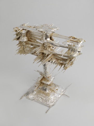 Shine, Geoffrey Mann 2010, Bronze and Silver Plate 