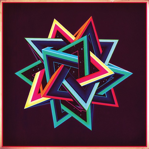 Tetrahedron print by Sam Chivere, Soma Gallery