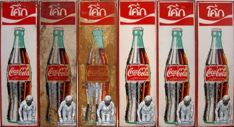 Warhol Paints on Coke