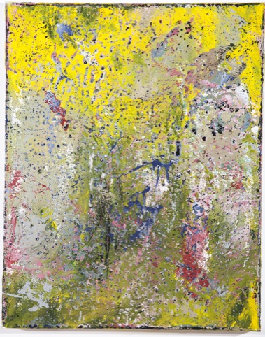 Waplington's Ariel oil and metallic on canvas