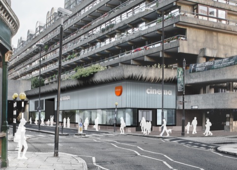 Barbican Centre Chiswell Street approach