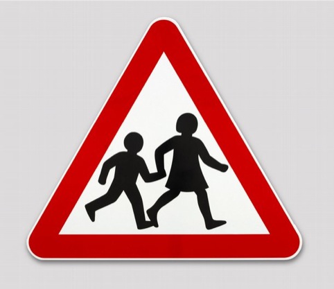 Children Crossing Sign, by Margaret Calvert and Jock Kinneir for the Ministry of Transport