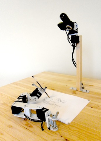 Patrick Tresset drawing robot