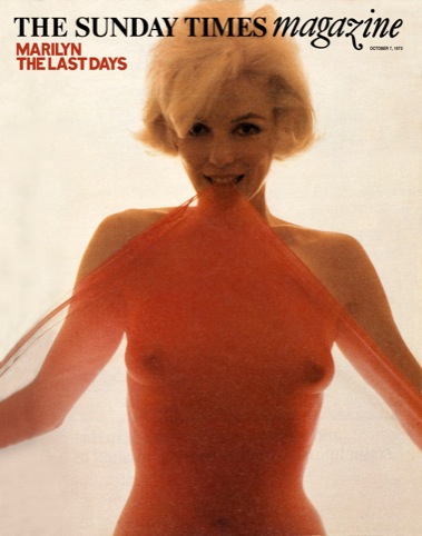 Marilyn cover, October 7, 1973, photographed by Bert Stern