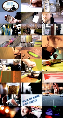Stills from film