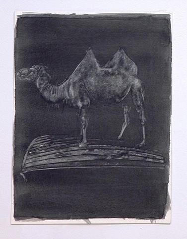 Un-painting (Camel on boat), Marc Bowditch