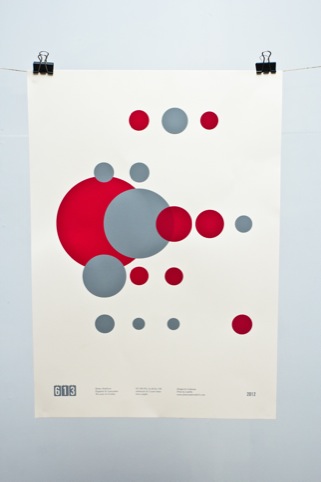 Screen printed poster by One69a