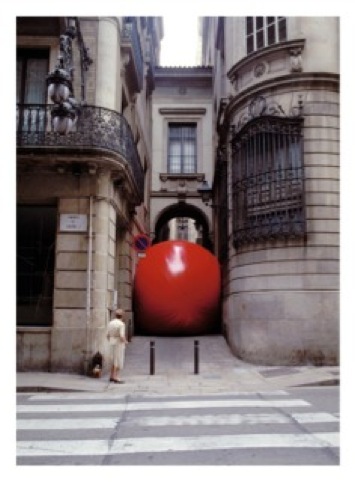 Red Ball in Barcelona