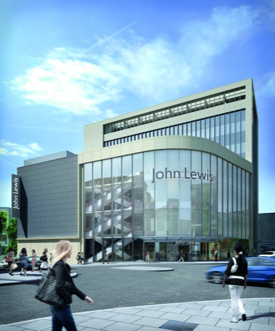 John Lewis Exeter external CGI