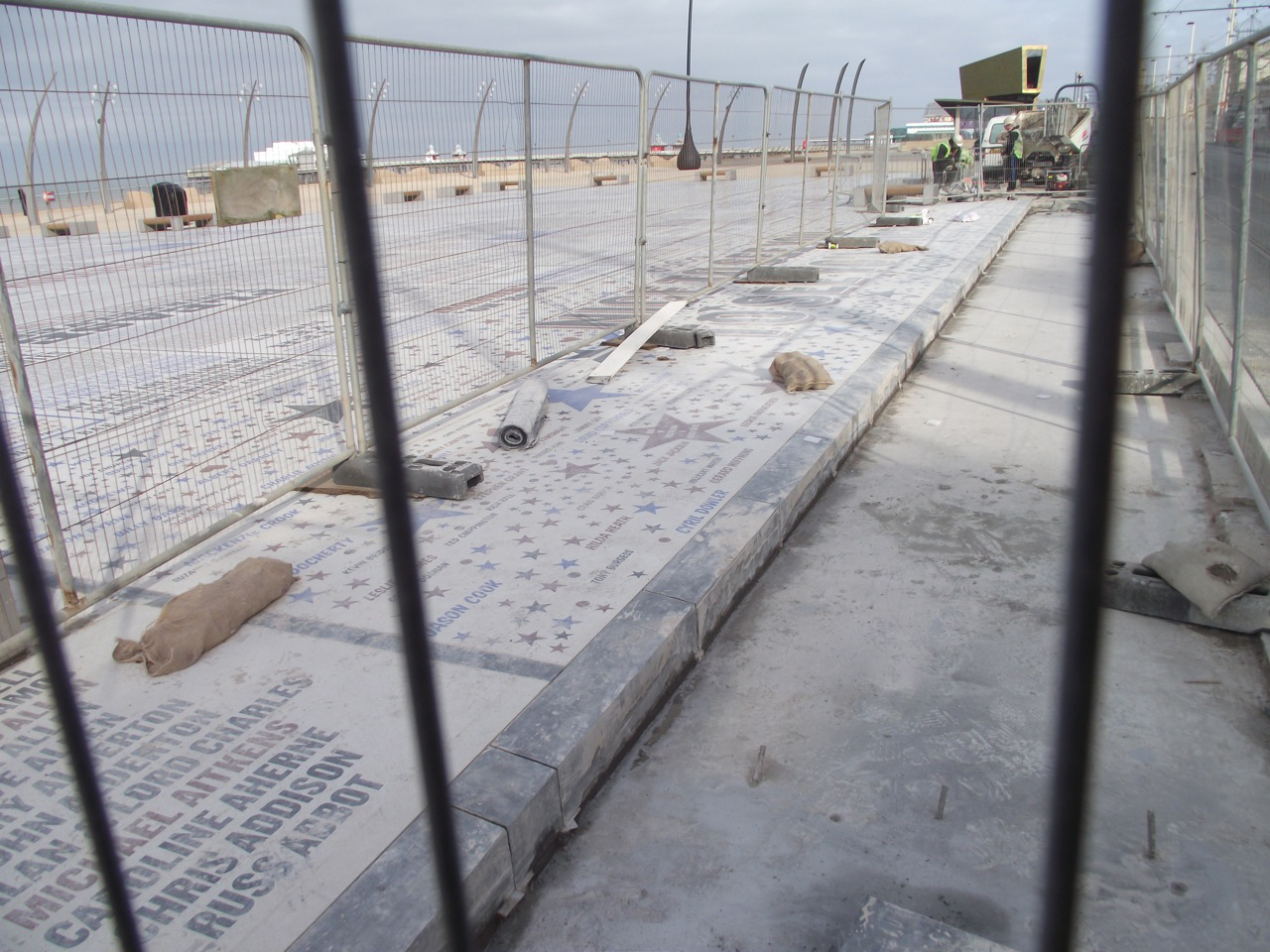 Damage to the Comedy Carpet
